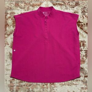 Figs Women’s Rafaela Raspberry Sorbet Scrub Top